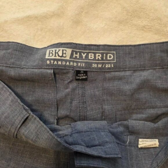 BKE stretch board shorts, brand new, light blue, 11.5 inseam size 36 waist - Picture 3 of 3